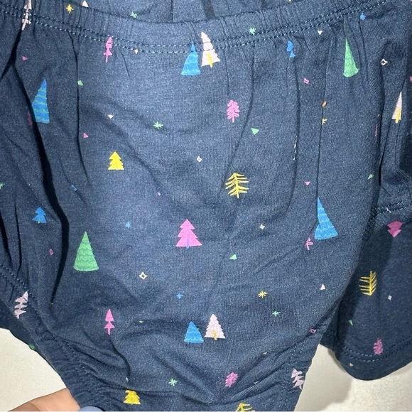 Tucker & Tate NWT Holiday Tree Ruffle Dress and Bloomers 2pc set Size 12M - Picture 5 of 13